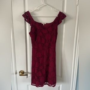 Red Lace Dress